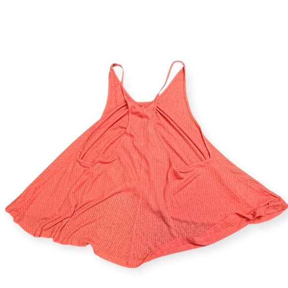 NTIMATELY FREE PEOPLE Women’s Coral Ribbed Wear Me Now Tank Top Size XS - Picture 4 of 8